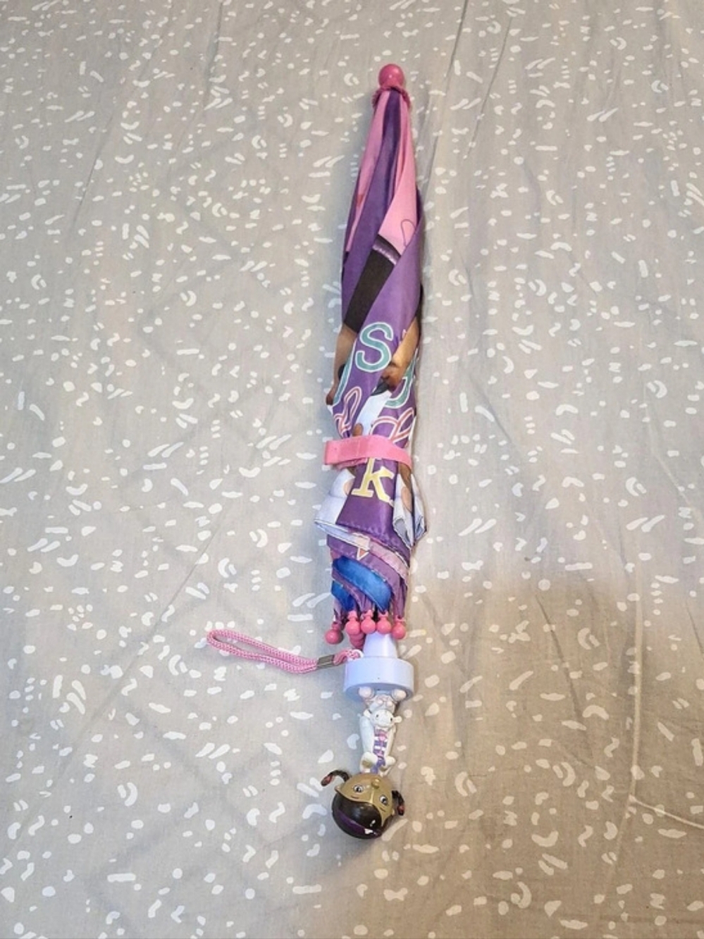 Disney Junior Doc McStuffins Character Handle Umbrella Purple & Pink